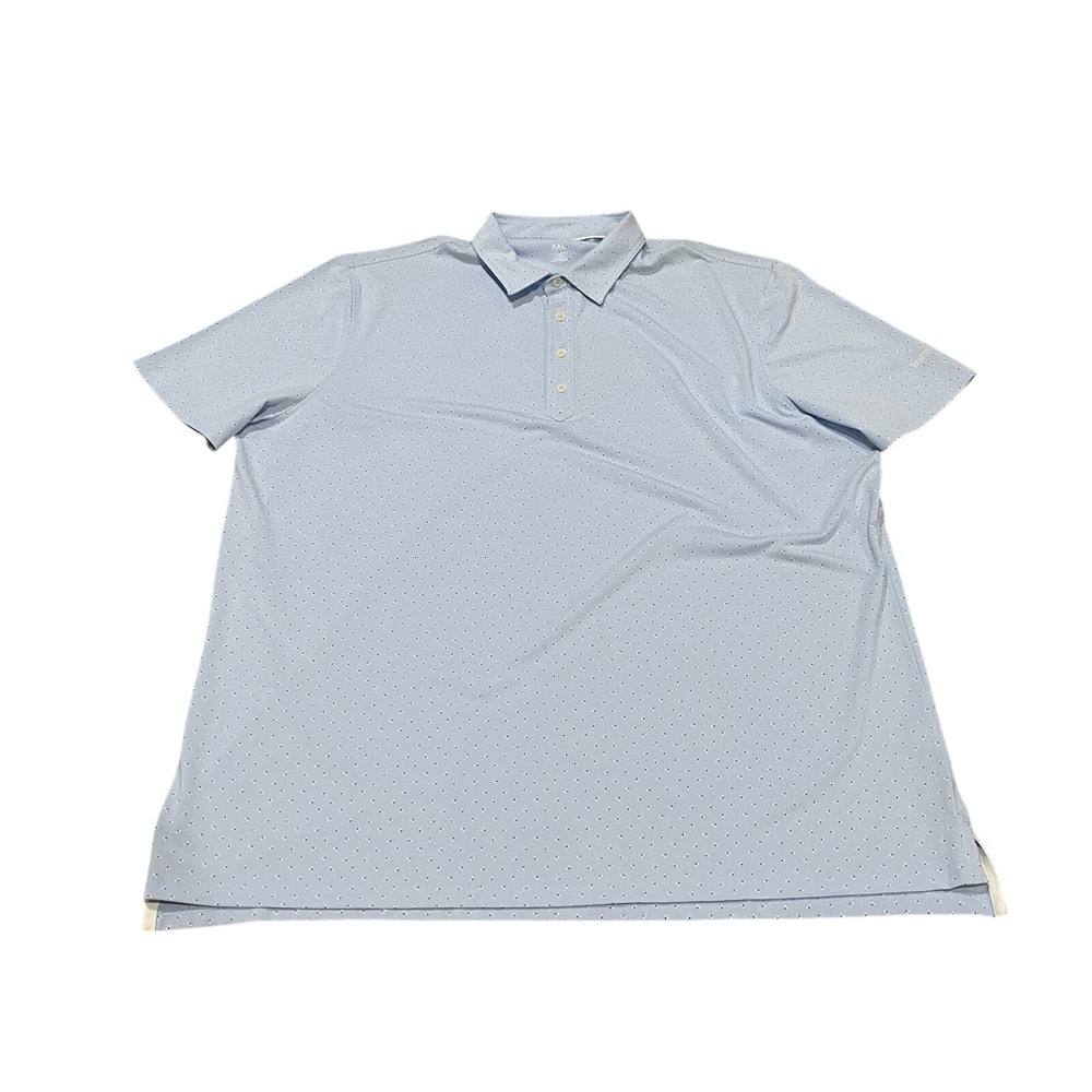 Johnnie-O Mens Blue Polo Shirt Inverness Club Performance Stretch XXL